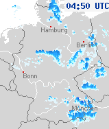Niederschlagsbilder von Deutschland 06:20 UTC
